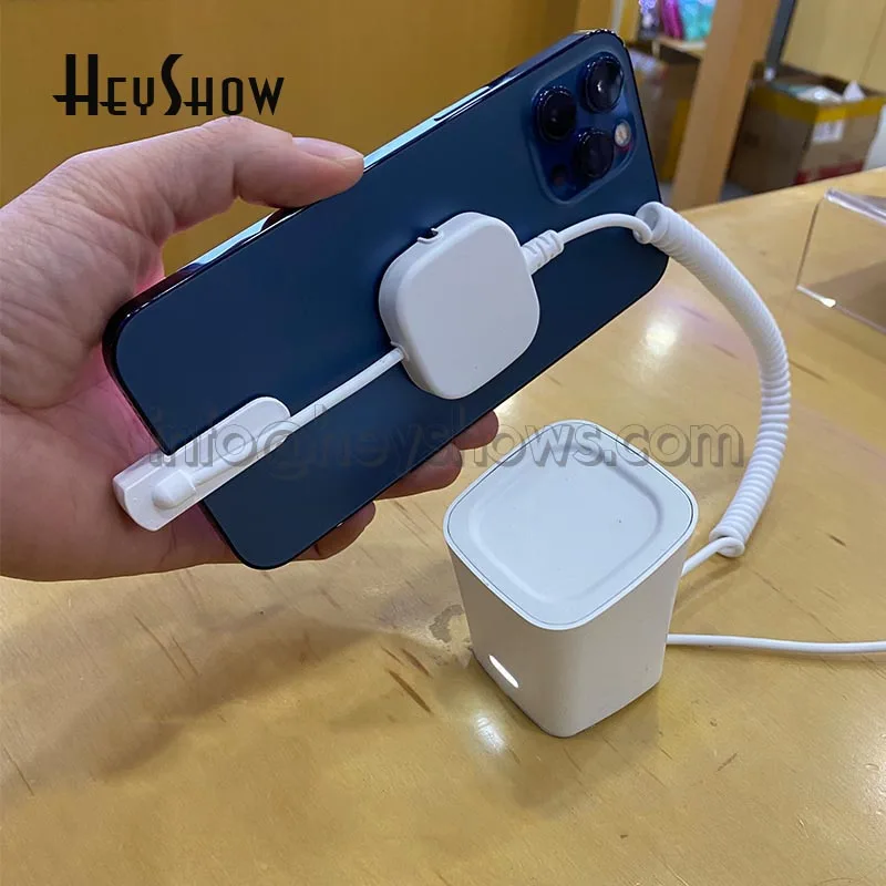 New Mobile Phone Security Display Stand Cell Phone Anti-Theft Holder Smartphone Burglar Alarm System For Retail Phone Shop Show