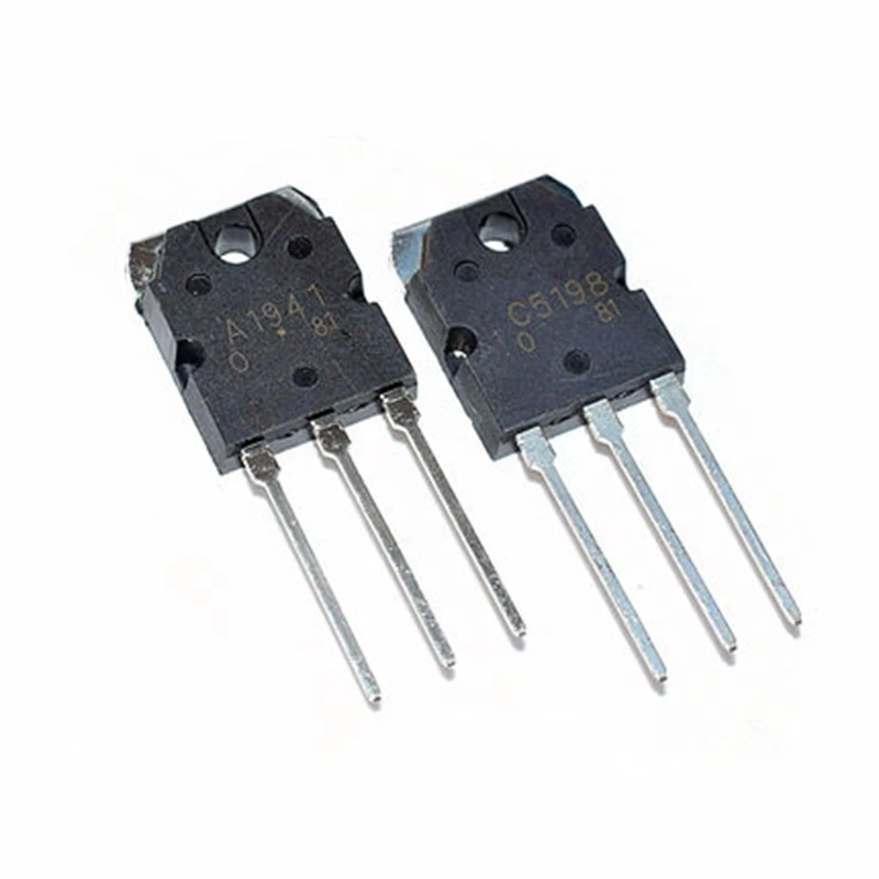 10PCS 5Pairs 2SC5198 2SA1941 TO3P (5PCS A1941 + 5PCS C5198) TO-3P Transistor New In Stock