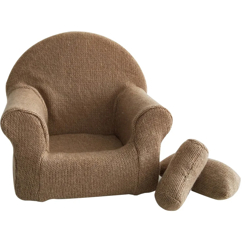 Mini canapé pour nouveau-né, coussins de fauteuil, accessoires de photographie pour bébé, accessoires de photographie