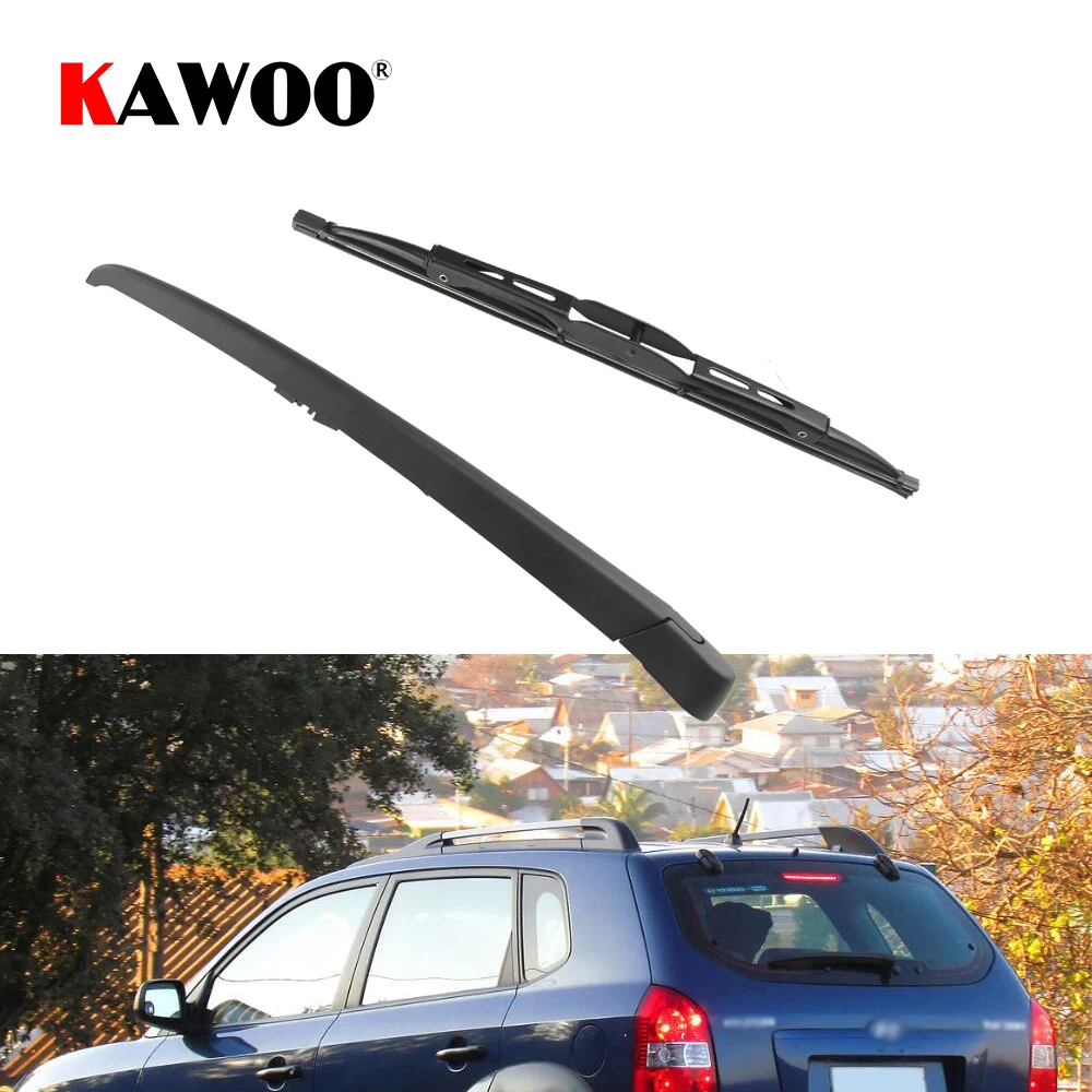 KAWOO Car Rear Wiper Blade Blades Back Window Wipers Arm For Hyundai Tucson Hatchback (2004-2013) 305mm Auto Windscreen Blade