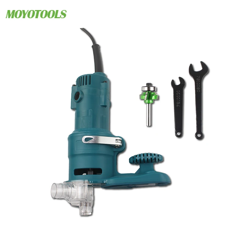 New Design Electric Trimming Machine with Dust Collecting Wood Router Woodworking Edge Cutter and PVC Trimmer Tools