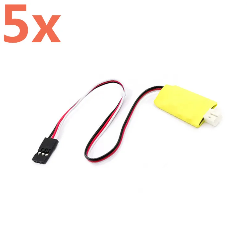 5Pieces Winch Three Way Wireless Remote Control Receiver Speed Controller Three Channels For 1/10  RC Crawler Cars Tamiya Axial