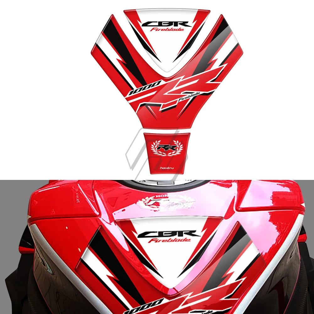 Funda protectora 3D para tanque de Gas de motocicleta, Protector para Honda CBR1000RR, CBR 1000RR Fireblade 2017 2018 2019