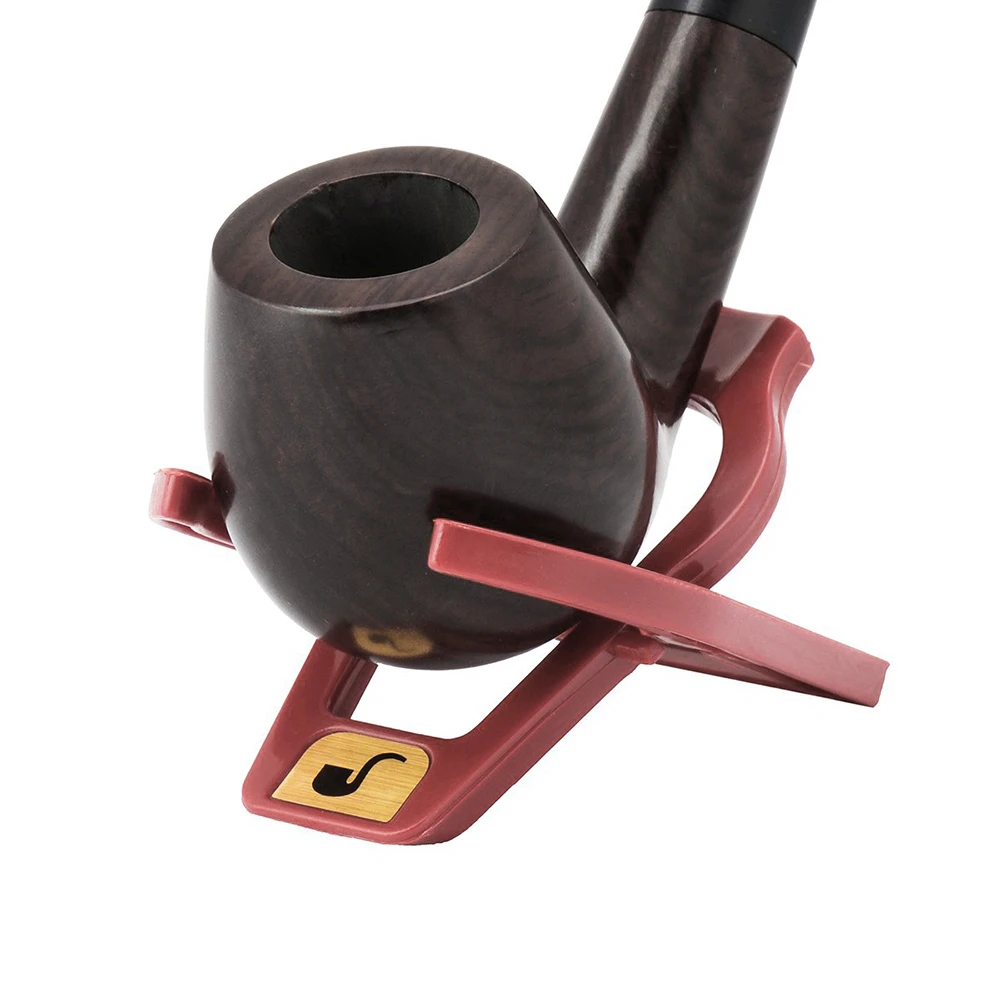 Tobacco Pipe Stand Rack Holder Foldable Light Weight Single Pipe Plastic Smoking Cigar Pipe Stand Smoking Tool Accessories