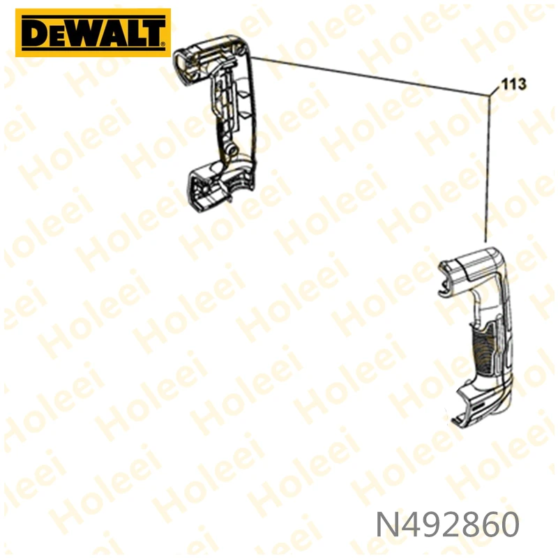 

CLAMSHELL SET FOR DEWALT D25481 D25811 N492860