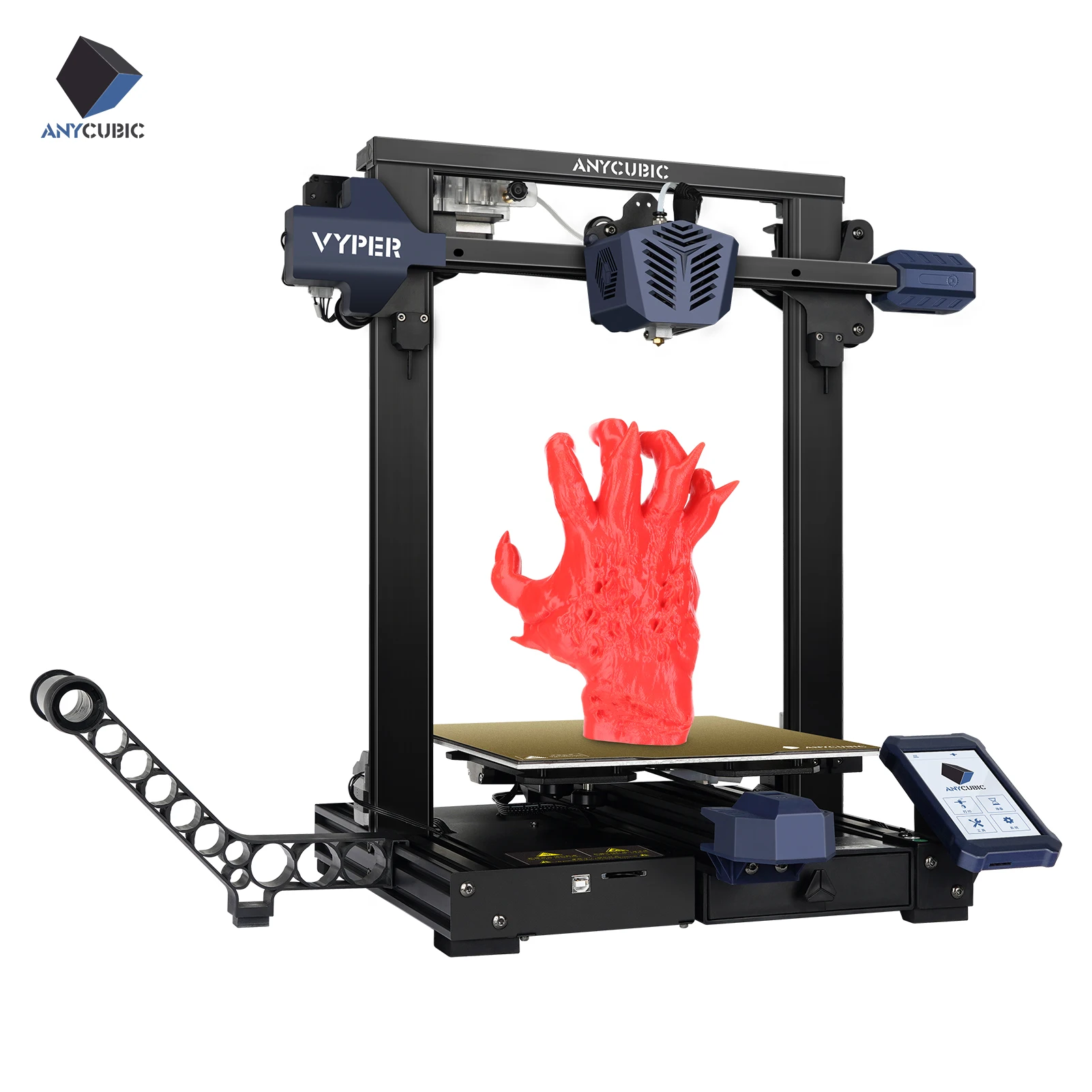 ANYCUBIC Vyper 3D Printer 245x245x260mm Spring Magnetic Platform Support Auto Leveling Resume Printing Filament Detector