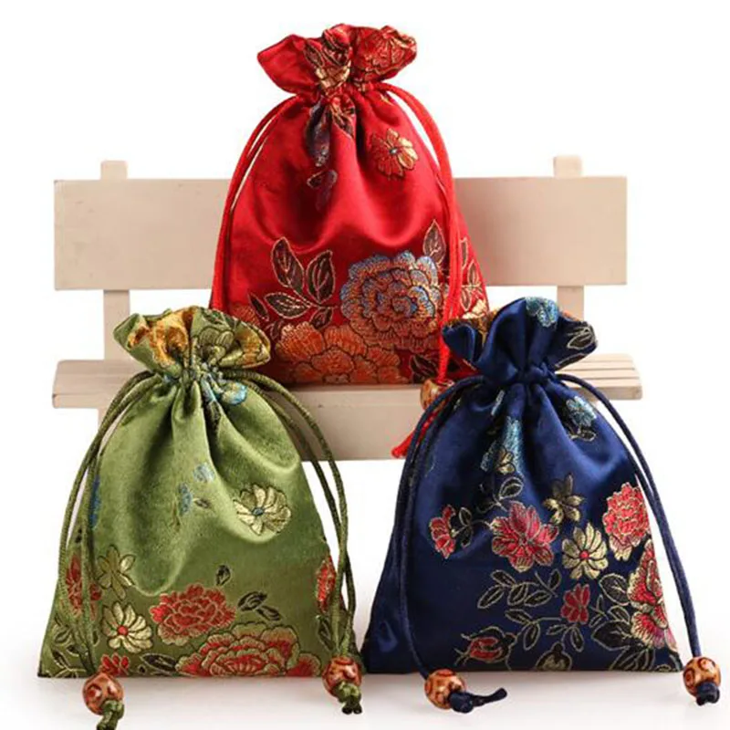 

10 шт./набор, сумка на шнурке для украшений