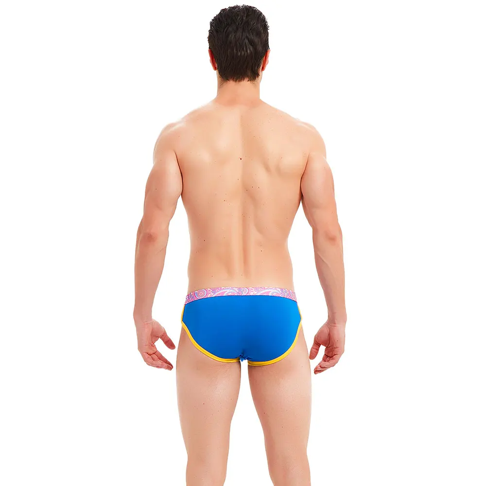 Troncos de natação masculina briefs masculino praia shorts maiô homem 2021 surf bikini calcinha azul banho