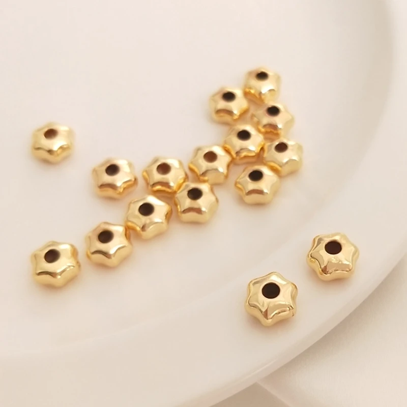 

Медные проставки для бижутерии, 14K, с золотым покрытием