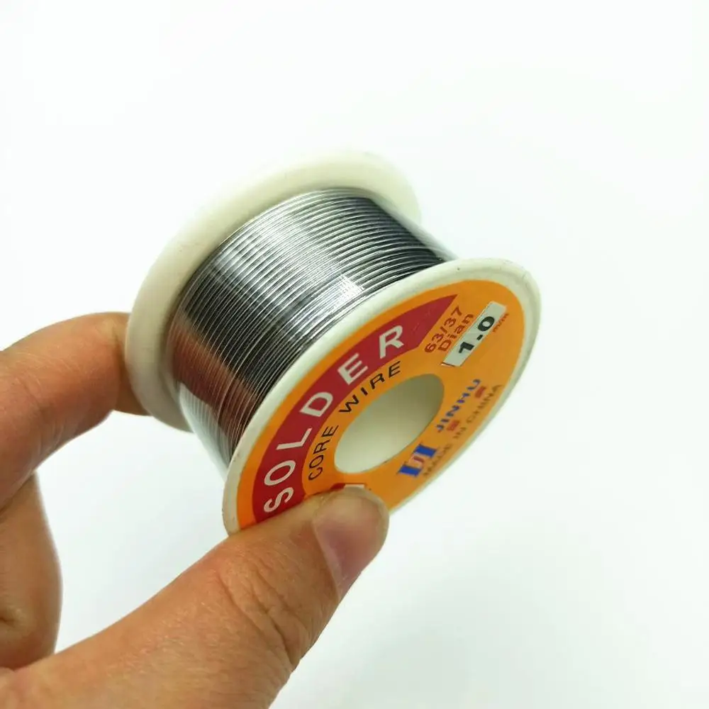 NEW 50g/100g 0.6/0.8/1/1.2 63/37 FLUX 2.0% 45FT Tin Lead Tin Wire Melt Rosin Core Solder Soldering Wire Roll No-clean