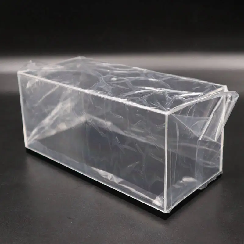 1/43 Scale Display Box Model Car Acrylic Case Transparent Dustproof with Black Base High Quality 14cm