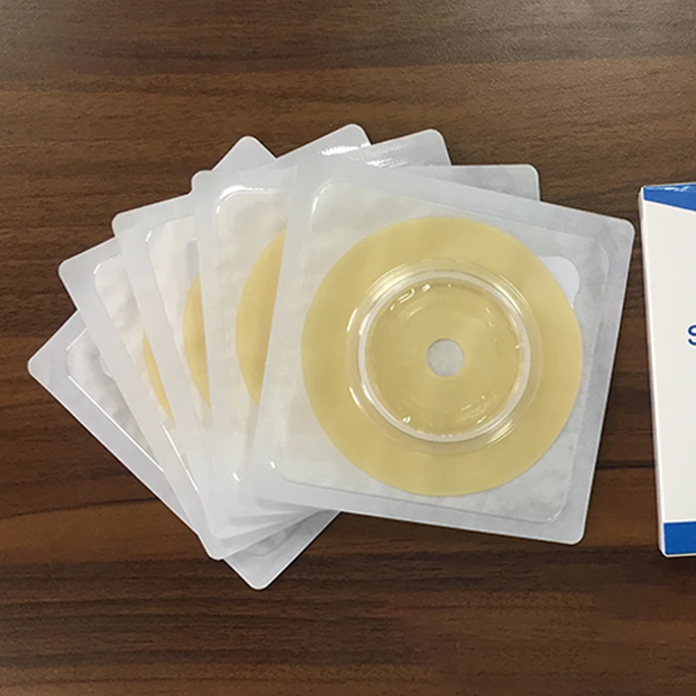 Urostomy Bags Kits Two Pieces Urine Bags Stoma Care Max Cut 45mm Factory Wholesale Anti-leak Durable Urostomy Bag