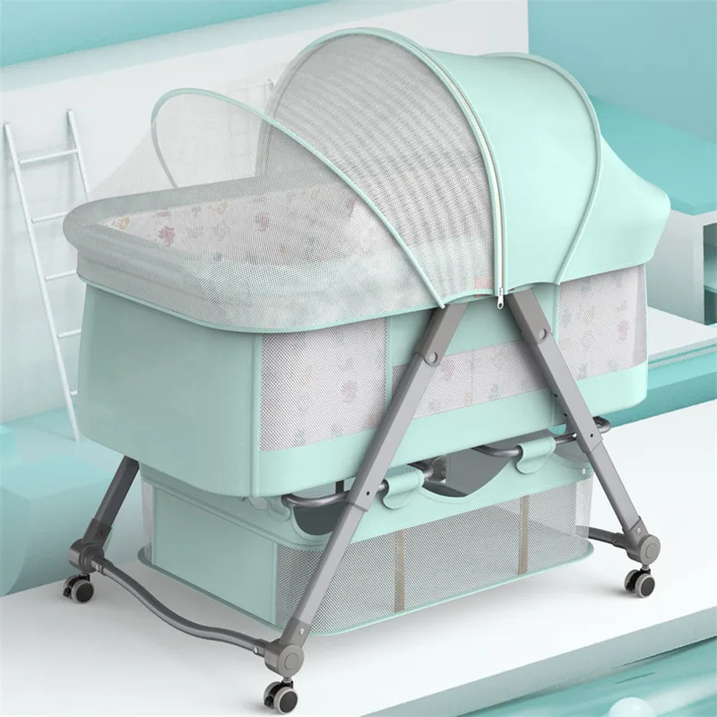 Baby Cradles Bassinets Foldable Portable Cribs for Baby Cradle Swing Lift Bed Baby Bedside Sleeper Berco Portatil Para Bebe Cot