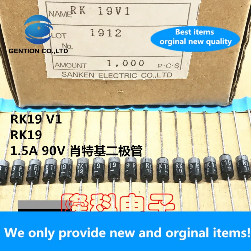 10PCS 100% Neue original RK19 RK19V1 TUN-15 Schottky diode 1,5 EINE 90V axial