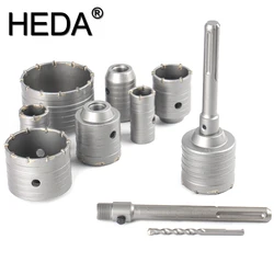 160-450mm sds max haste 30-160mm buraco de concreto viu broca de núcleo oco elétrico para tijolo cimento parede tubo pedra