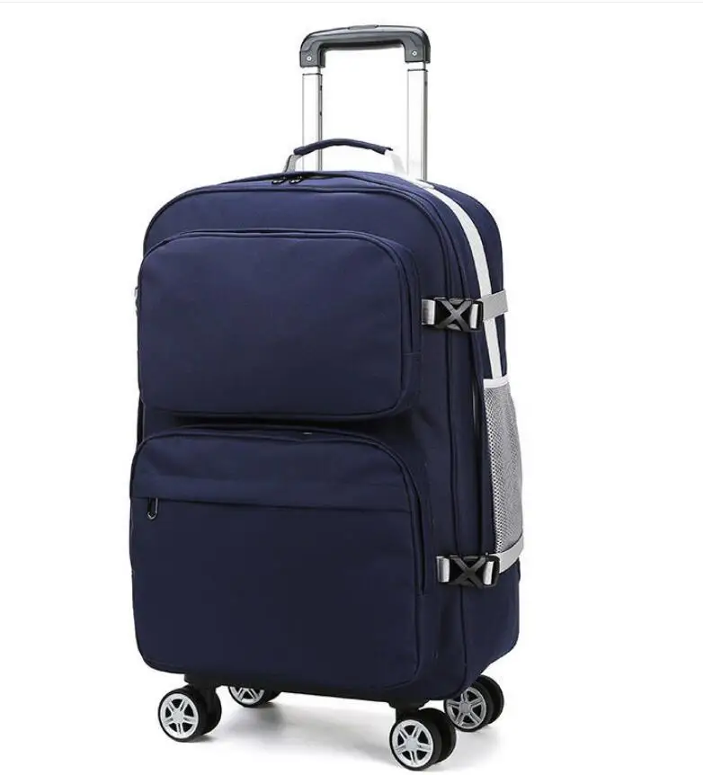 Oxfrod rolling bag on wheels Travel trolley bag women wheeled backpack for travel 20 inch luggage bags Rolling Backpack Suitcase