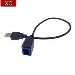 Car Audio Radio USB Retention Lead Connects 4 PIN Plug Interface Cable for Nissan Rogue Leaf Altima Maxima Murano Quest Sentra