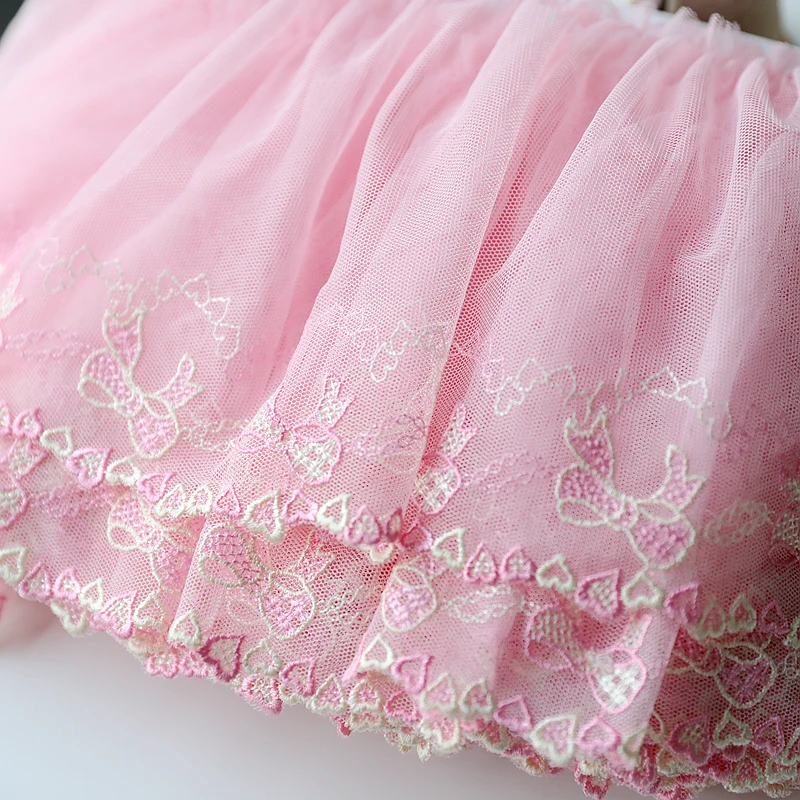 1meter Single Layer Frilled Embroidery Cloth Lace Trim for DIY Crafts Costume Sewing Accessories Pink White Ivory Lace Fabric