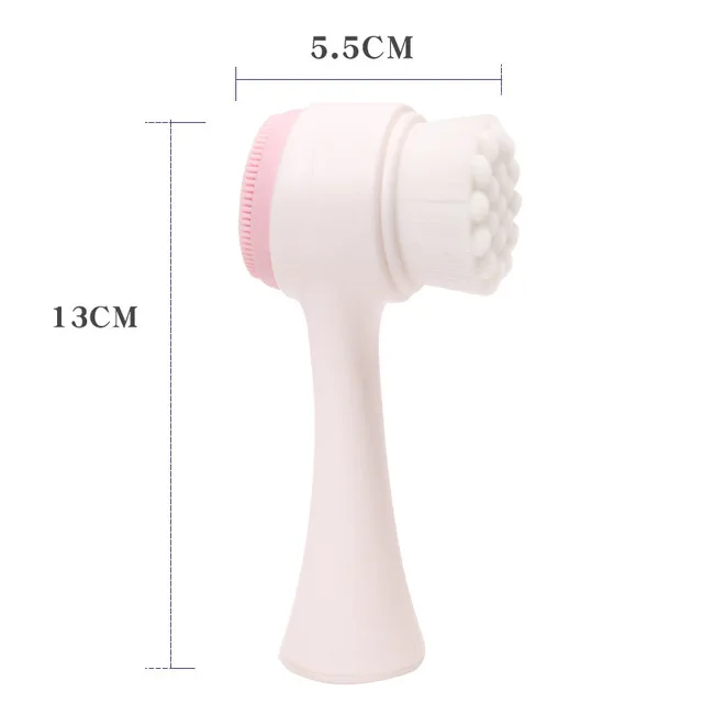 Silica gel face brush manual cleanser silica gel face brush golden ocean