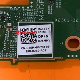 CN-026MMV 026MMV 26MMV FOR DELL Latitude 10 TABLE Motherboard With CPU AND RAM AND SSD DLP10 MB 47FY4   100% Perfect Work