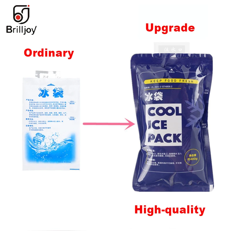 10Pcs Reusable upgrade Ice Bag Lunch Box Food Cans PE Cooler Ice Bag Multifunctional Water Injection Ice Bag Medical Ice Packs