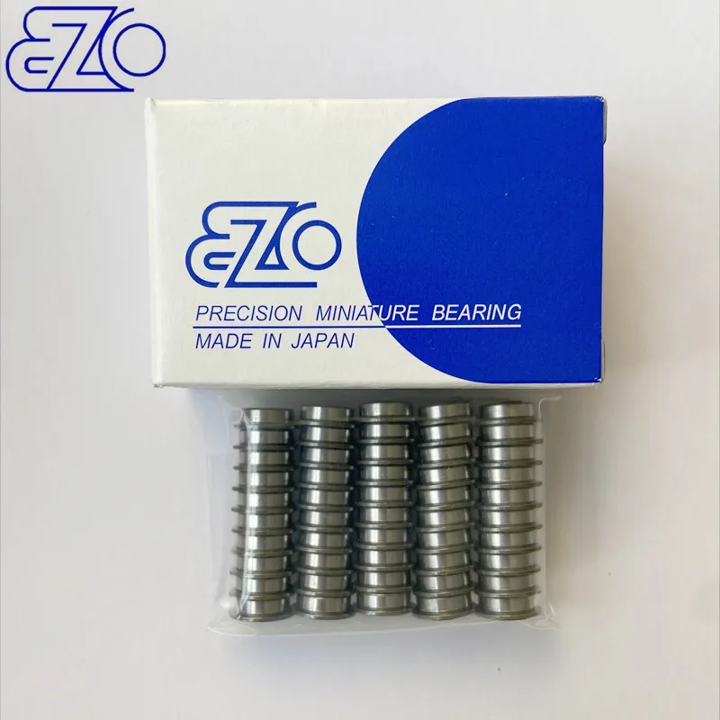 10 Stück/Los EZO Flanschlager F693 3*8*3mm RF-830 offenes Flansch-Rillenkugellager F693 3x8x3 mm – Detail 1