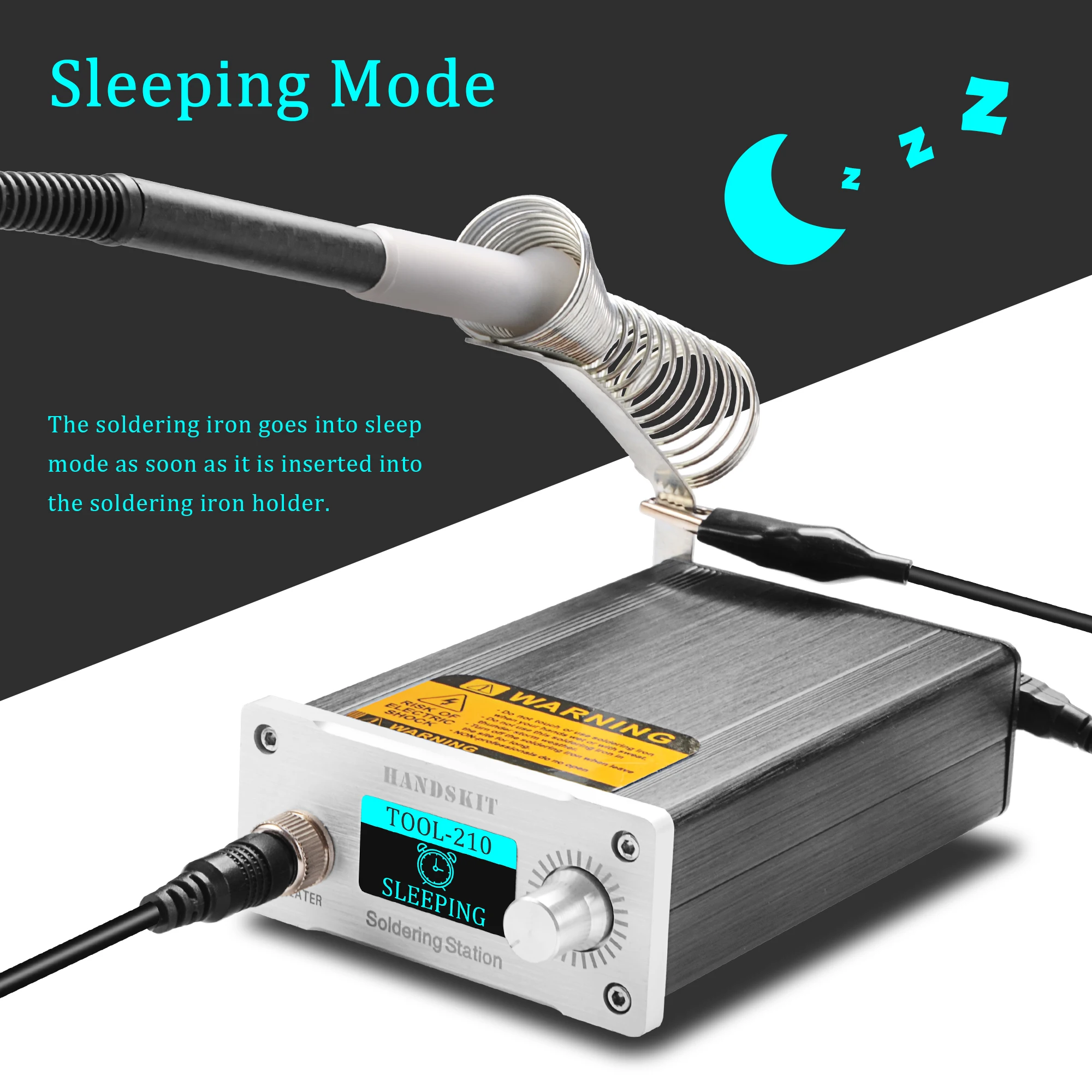 T210 Soldering Station OLED Digital Adjustment Auto Sleep 1s-1.5s Quick Heating JBC 210 Micro Electronic Repair Welding Tools