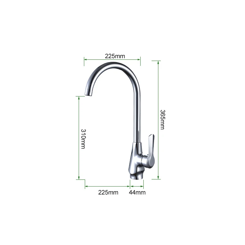 Kitchen Faucet 360 Degree Rotation Sink Basin Tap Classic Single Handle Cold and Hot Water Mixer Tap Deck Mounted Foaming Net