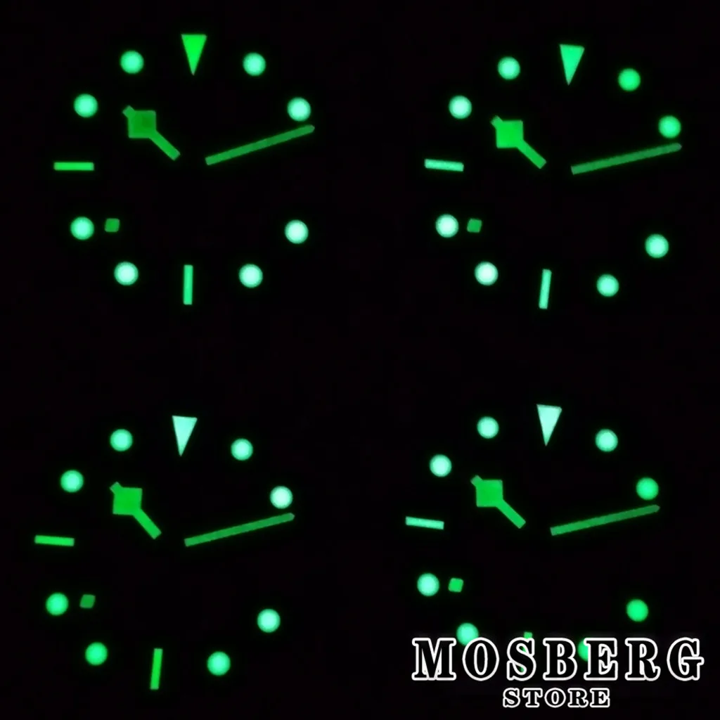 30.5mm Sterile Luminous Watch Dial Watch Hands With Date Window For NH35 NH36 ETA2824 2836 Miyota8215 8205 821A DG2813 Movement