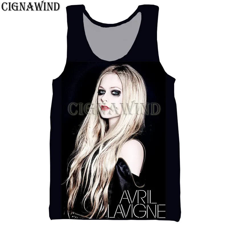جديد شعبي المغني افرول لافين تي شيرت الرجال/النساء ثلاثية الأبعاد طباعة تي شيرت Harajuku نمط هوديس/بلوزات/سترة الصيف بلايز