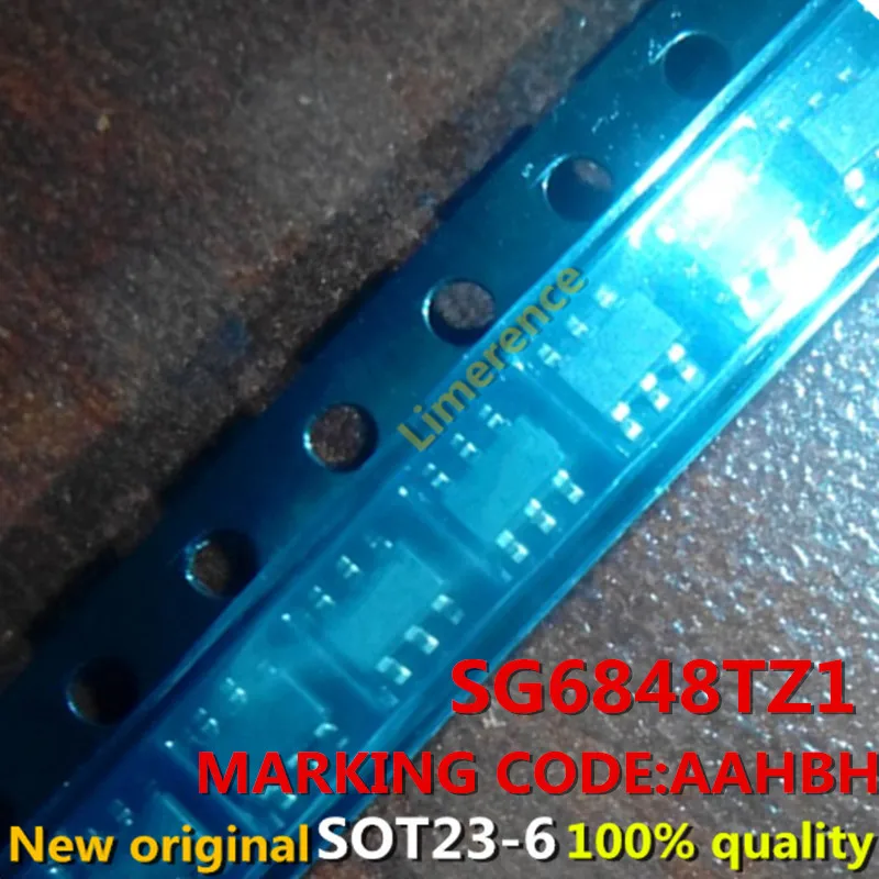 10PCS/lot SG6848TZ1 SOT23-6 MARKING CODE:AAHBH Support the BOM one-stop supporting services