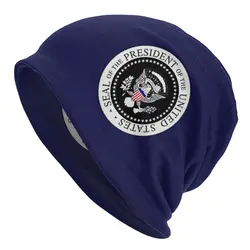 American Presidential Seal Bonnet Hat Knitting Hats Fashion Street Skullies Beanies Hat USA Trump Election Vote Unisex Warm Cap