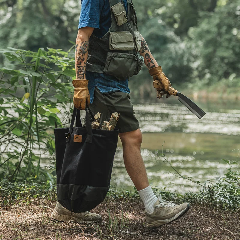 Naturehike-bolsa de almacenamiento de herramientas, 34L, multifunción, portátil, impermeable, bolsa de barril de leña, equipo ultraligero para exteriores