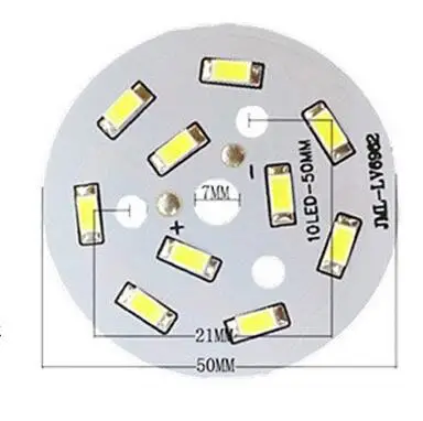 5pcs SMD5730 LED Chip Board 5W 7W 9W 300mA Constant Current Lamp Bead Board Aluminum Lamp Plate for LED Bulb Downlight Spotlight