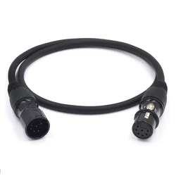 High Quality 7 Pin 7P 7Pin XLR to XLR Male to Female Audio Cable