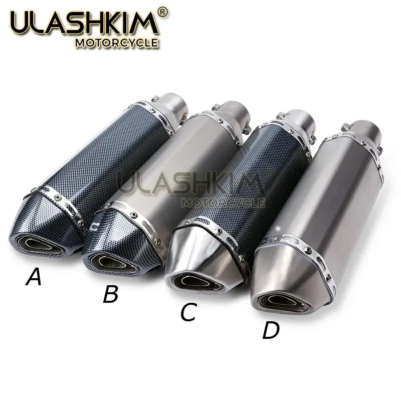 motorcycle scooter exhaust muffler with db killer for Scooter 4 stroke GY6 125 GY6 150 152QMI 157QMJ slip on