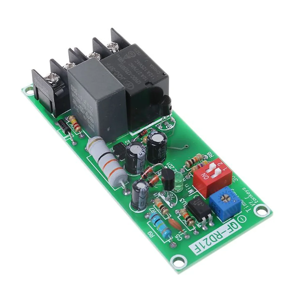 

AC100V-220V Adjustable Timer Control Relay Module Turn Off Delay Switch Board For Exhaust Fan