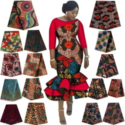 Real Wax Ankara Africa Batik Double Prints Fabric Nigeria Tissu Cotton Sewing Material Retro Style For Dress Making Craft DIY