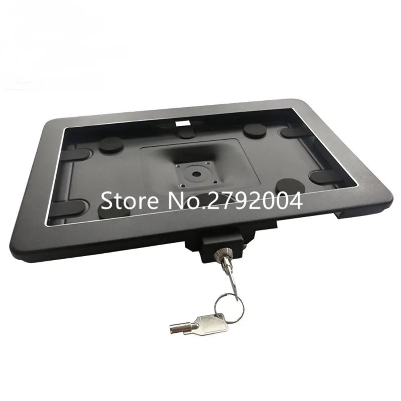 

10.5 inch android tablet pc wall mount case, aluminum alloy tablet pc stand for Samsung Galaxy tab A, anti theft display