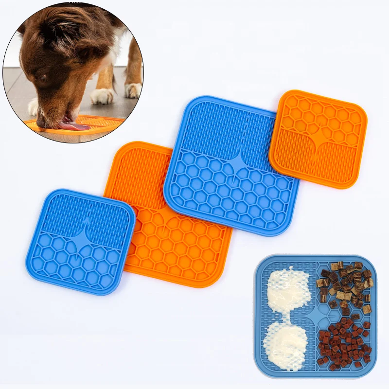 Safety Silicone Pet Feeder Supplies for Dogs Masoctas Accessories Adsorbable Dog Cat Slow Bowl Anti-choking Plate comedero perro