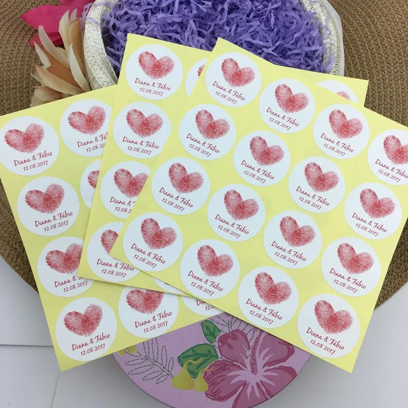 100PCS 3 4 5 6 7 8 9 10 cm custom sticker and Customized LOGO/Wedding stickers/Design Your Own Stickers/Personalized stickers