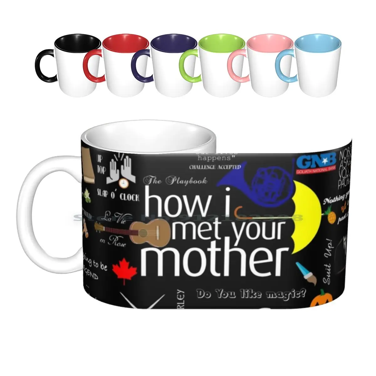 Himym керамические кружки, кофейные чашки, Кружка для молока и чая, как я встретил вашу маму, ТВ шоу Himym, милый очаровательный фанат-арт Барни Стинсон, как я встретил