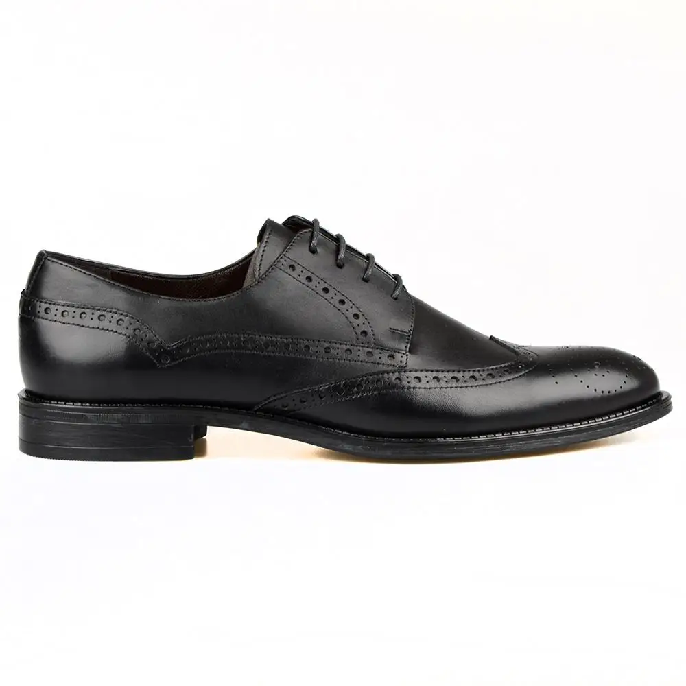 FootCourt- New Genuine Leather Black Oxford Men Shoes Office Business Wedding Shoes Large Dress Casual Shoes Men Big Size 46-49