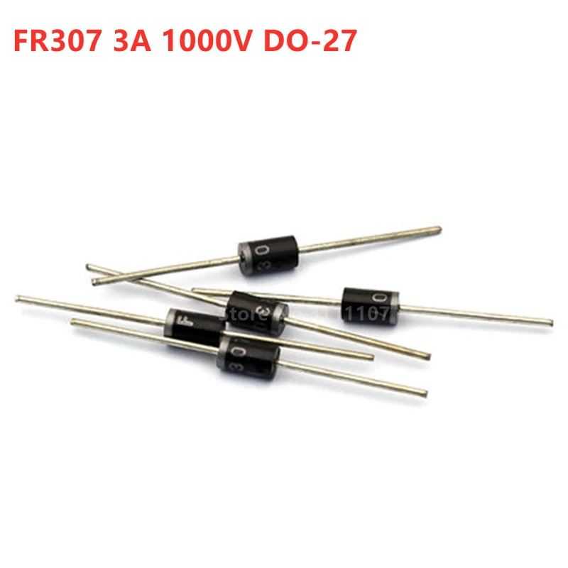 20PCS/Lot FR307 Rectifier Diode 3A 1000V DO-27 New Wholesale