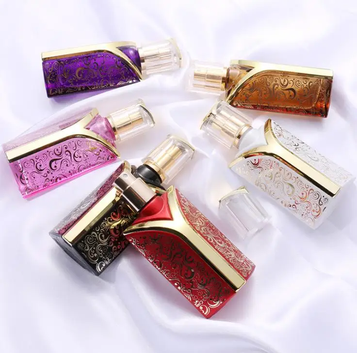 30ML Portable Exquisite Rhombus Perfume Glass Spray Bottle 60PCS/LOT SN165