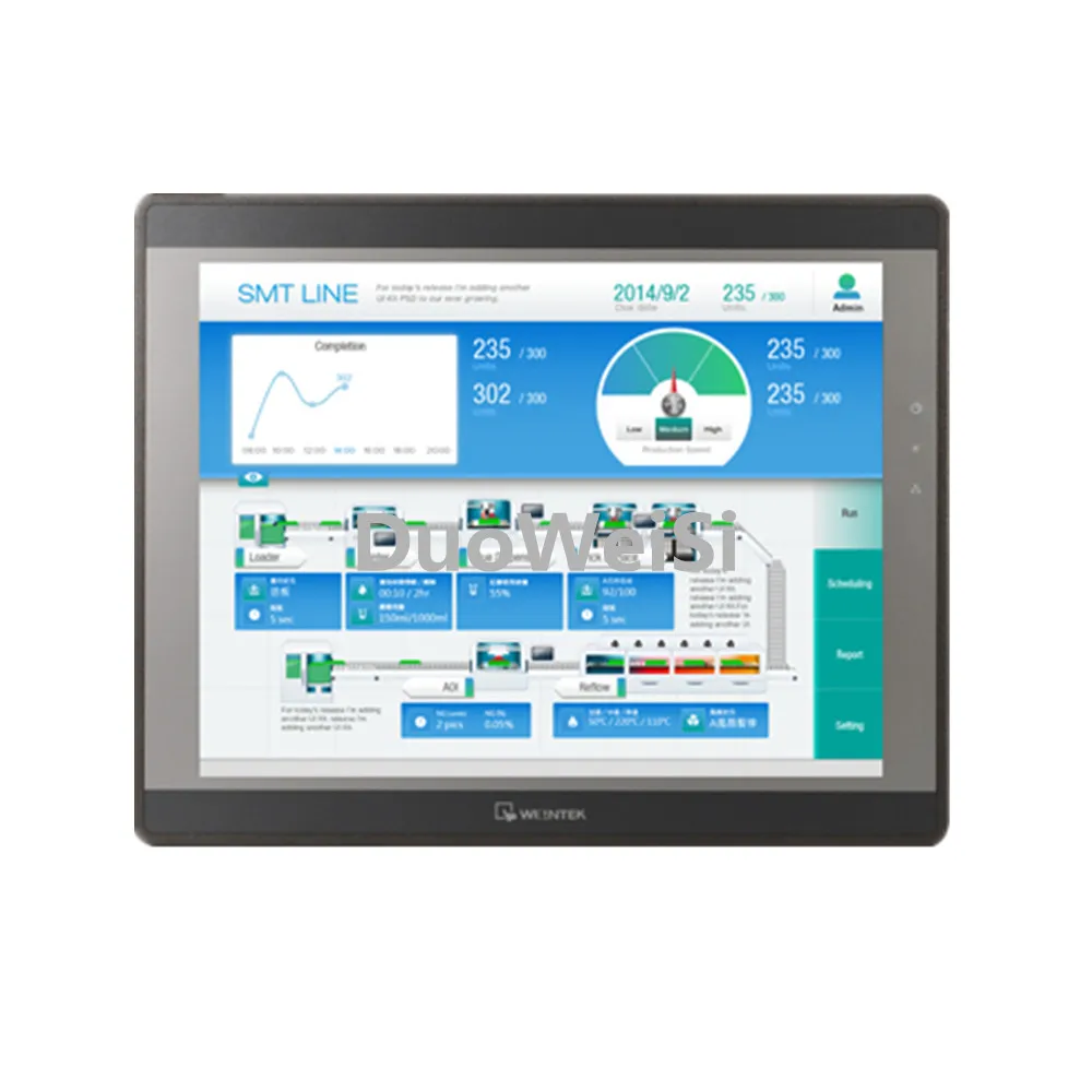 

DuoWeiSi cMT3103 10.1 inch CloudHDMI for Industry 4.0 human-machine interface touch screen 10.1" 1024 x 600 TFT LCD cMT series