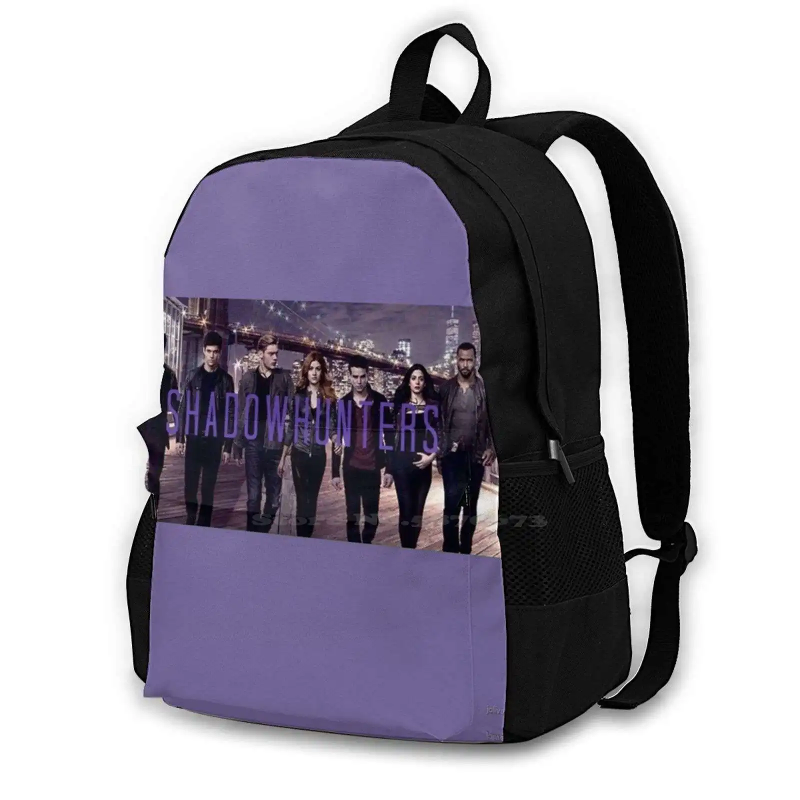 

Shadowhunters 2.0 Teen College Student Backpack Pattern Design Bags Shadowhunters The Mortal Instruments Clare Alec Lightwood