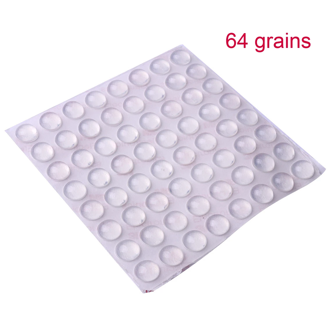 

1piece 10mm*4.5mm (64grains) Round Transparent Self Adhesive Rubber Anti Slip Shock Absorber Feet Pads Damper