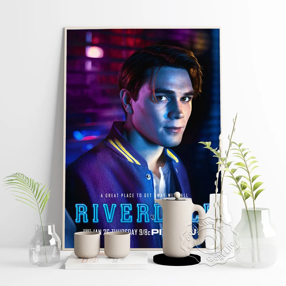 America Suspense Teleplay Riverdale Art Poster, Character Stage Photo Vintage Canvas Painting Prints, Movies Fans Collection