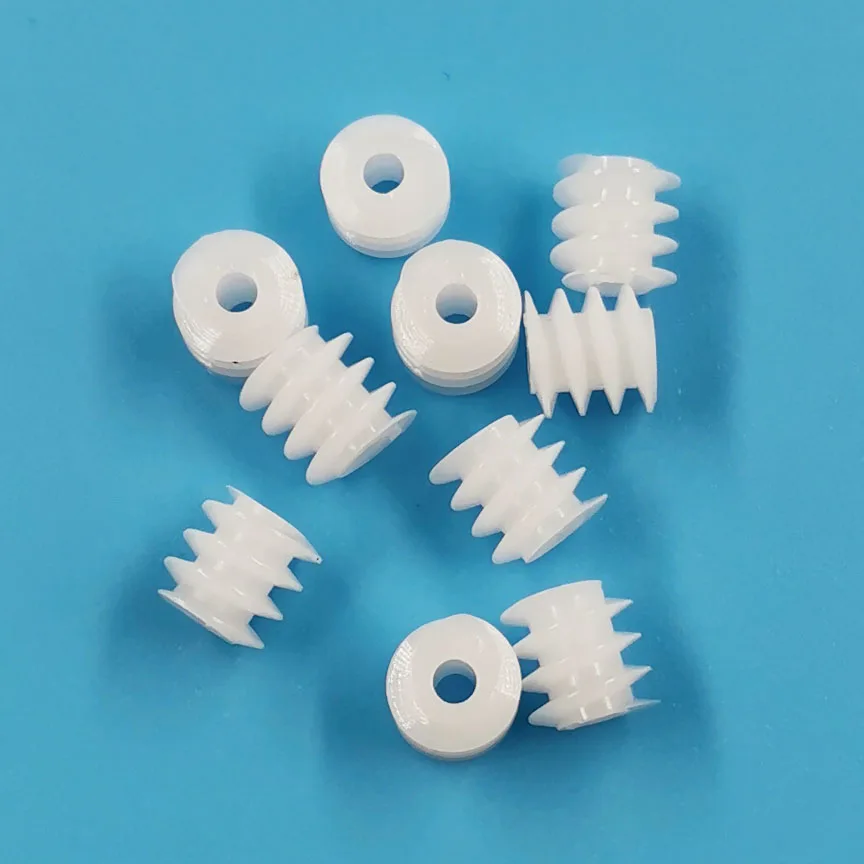 6x62A Motor Worm Gear Plastic Gear Toy Remote Control Car Accessory W62A 10pcs/lot